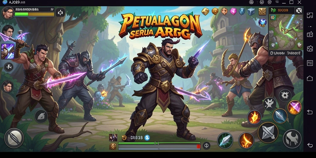 Tampilan gameplay AJO89 yang menegangkan dan memukau.