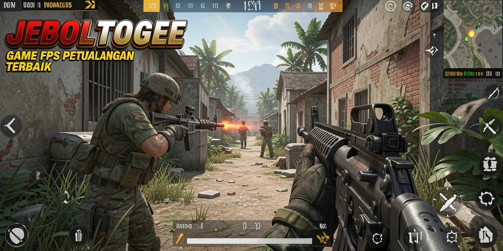 Gameplay seru dalam <strong>JEBOLTOGEL</strong> menunjukkan aksi FPS yang mendebarkan.
