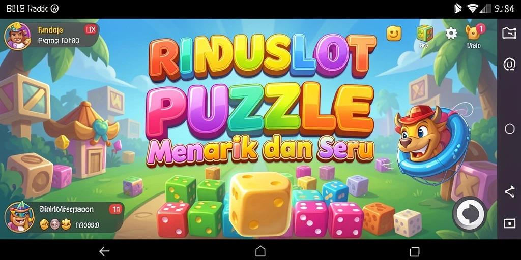 Tampilan gameplay RINDUSLOT yang seru dan menantang.
